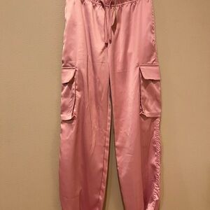Epic Threads Light Pink Satin Pants